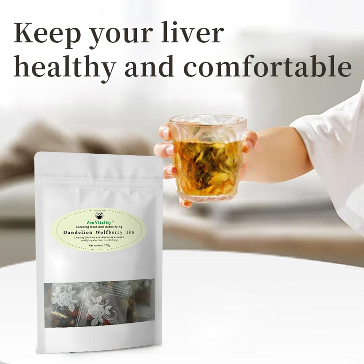 Dandelion wolfberry tea- liver and kidney health